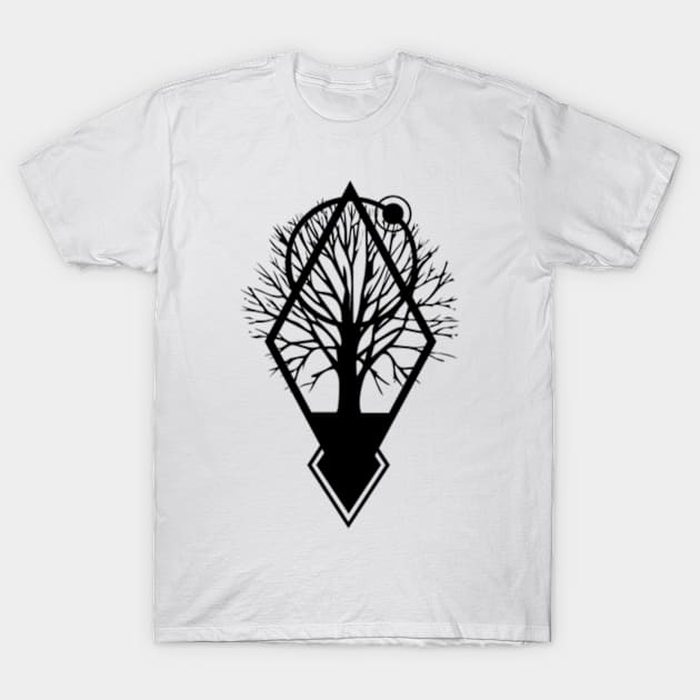 RHOMBUS, DRY TREE T-Shirt by RENAN1989